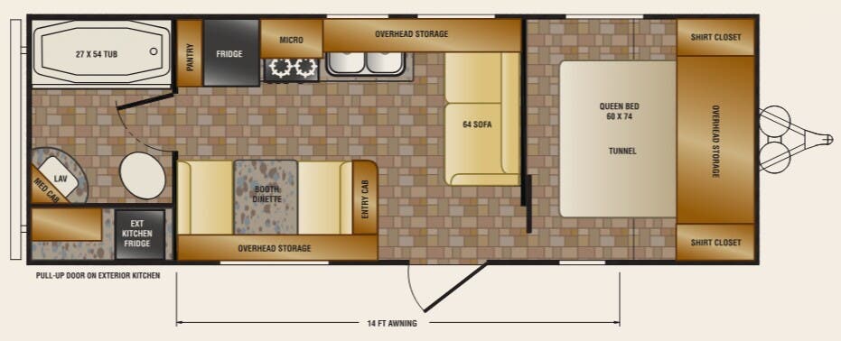 View 2013 CrossRoads Z-1 ZT231FB complete specs and manufacturer brochures