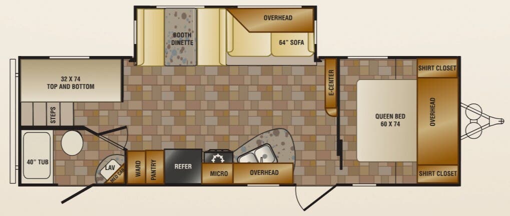 View 2013 CrossRoads Z-1 ZT271BH complete specs and manufacturer brochures