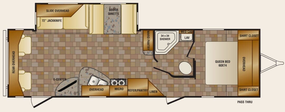 View 2013 CrossRoads Z-1 ZT291RL complete specs and manufacturer brochures
