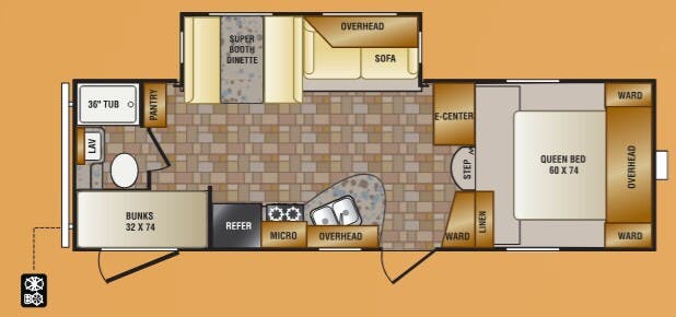 View 2013 CrossRoads Zinger ZF25BH complete specs and manufacturer brochures