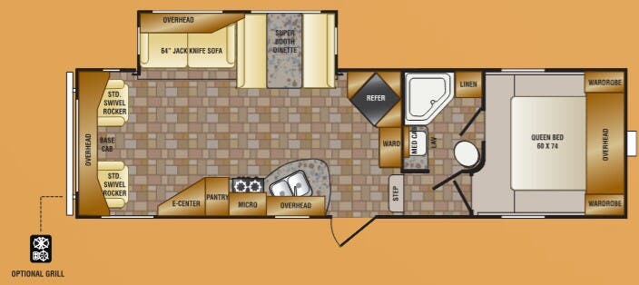 View 2013 CrossRoads Zinger ZF30RL complete specs and manufacturer brochures