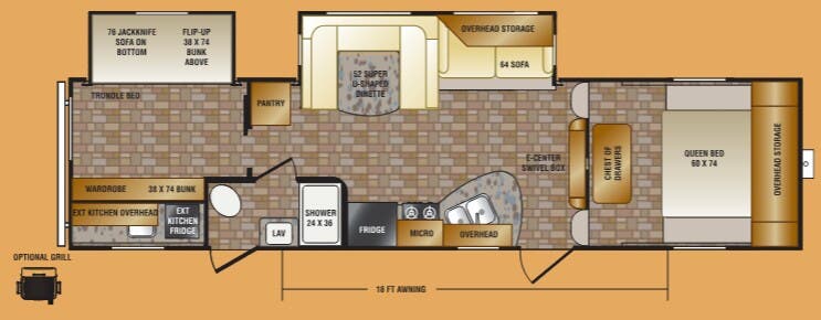 View 2013 CrossRoads Zinger ZF31BH complete specs and manufacturer brochures