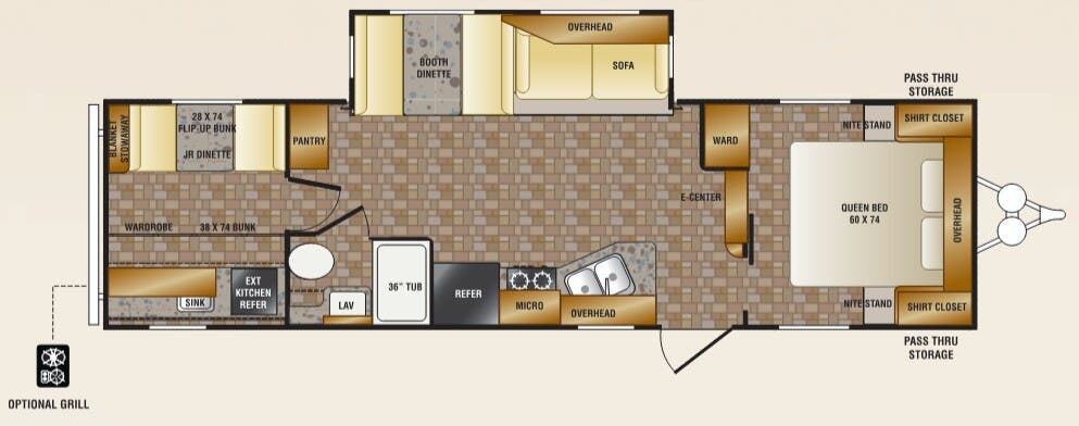 View 2013 CrossRoads Zinger ZT30KB complete specs and manufacturer brochures