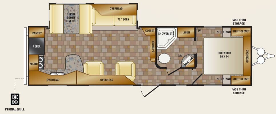 View 2013 CrossRoads Zinger ZT30RK complete specs and manufacturer brochures