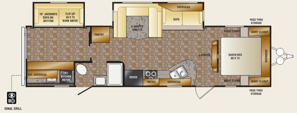 View 2013 CrossRoads Zinger ZT31SB complete specs and manufacturer brochures
