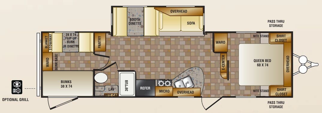 View 2013 CrossRoads Zinger ZT32QB complete specs and manufacturer brochures