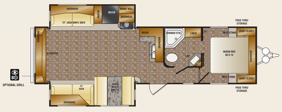 View 2013 CrossRoads Zinger ZT32RE complete specs and manufacturer brochures