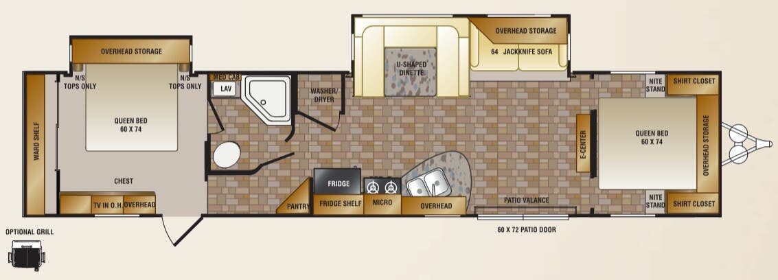 View 2013 CrossRoads Zinger ZT39DB complete specs and manufacturer brochures