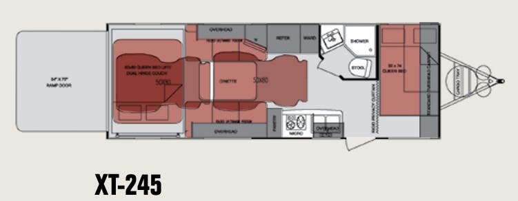 View 2013 Cruiser RV Fun Finder Xtra XT-245 complete specs and manufacturer brochures