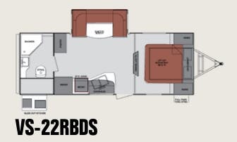 View 2013 Cruiser RV ViewFinder Signature 22RBDS complete specs and manufacturer brochures