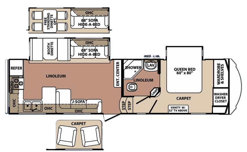 View 2013 Forest River Blue Ridge 2950RK complete specs and manufacturer brochures