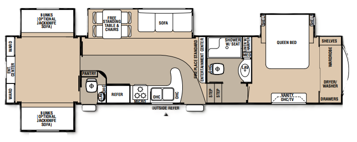 View 2013 Forest River Cedar Creek 36B4 complete specs and manufacturer brochures