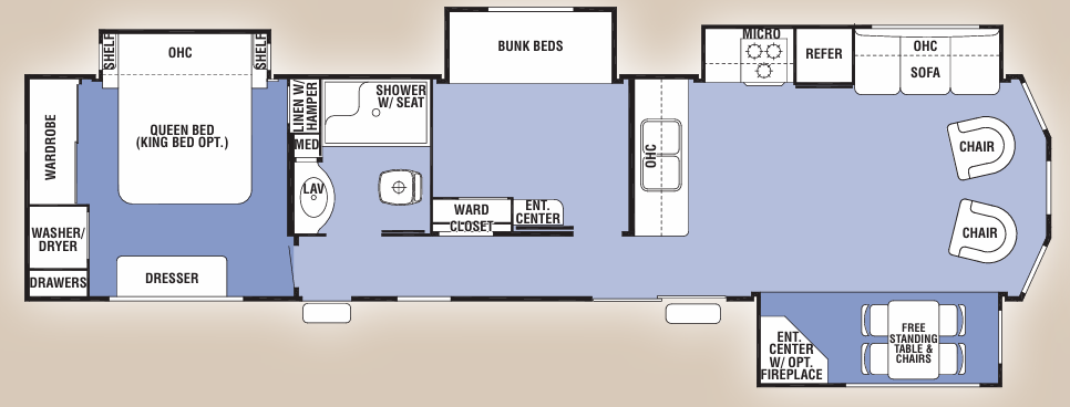 View 2013 Forest River Cedar Creek Cottage 40CB2 complete specs and manufacturer brochures
