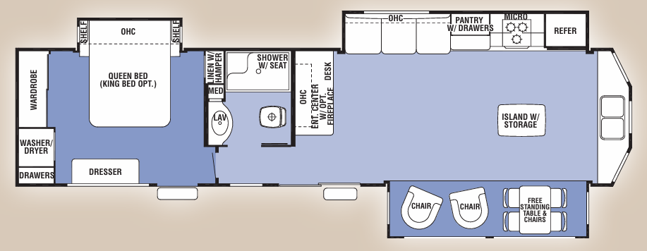 View 2013 Forest River Cedar Creek Cottage 40CFK complete specs and manufacturer brochures