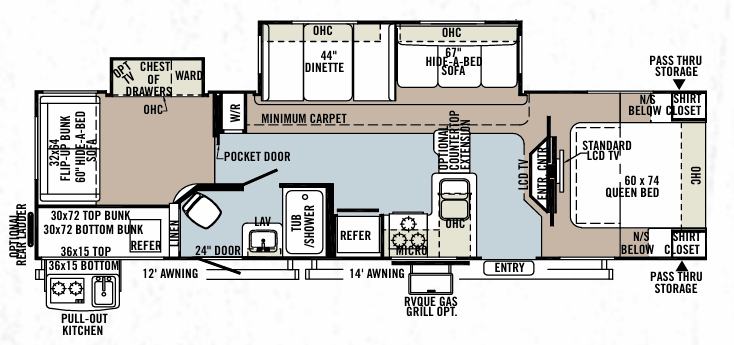 View 2013 Forest River Rockwood Signature Ultra Lite 8311SS complete specs and manufacturer brochures