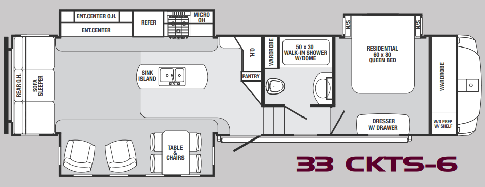 View 2013 Forest River Sabre 33 CKTS complete specs and manufacturer brochures
