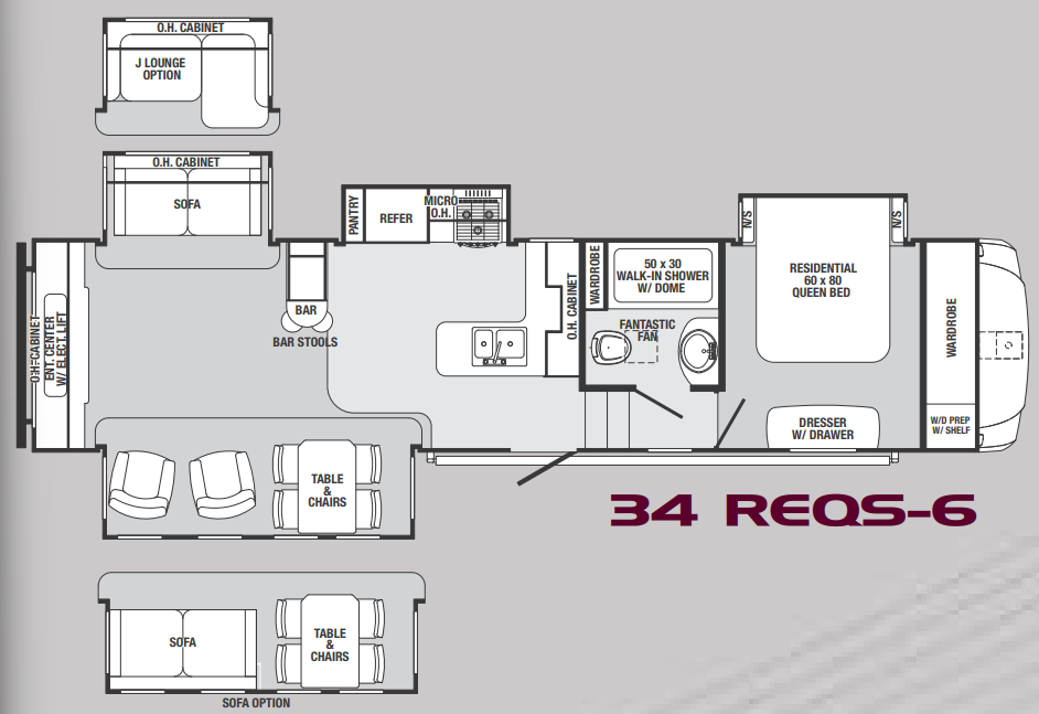 View 2013 Forest River Sabre 34 REQS complete specs and manufacturer brochures