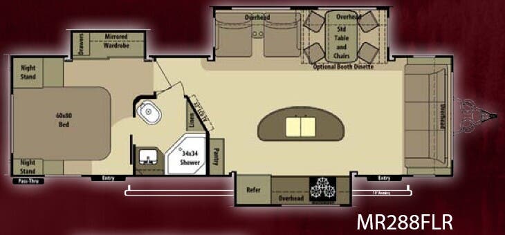 View 2013 Highland Ridge Mesa Ridge MR288FLR complete specs and manufacturer brochures