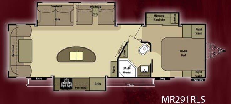 View 2013 Highland Ridge Mesa Ridge MR291RLS complete specs and manufacturer brochures