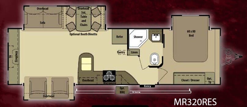 View 2013 Highland Ridge Mesa Ridge MR320RES complete specs and manufacturer brochures