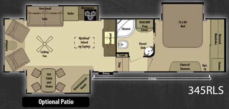 View 2013 Highland Ridge Open Range 345RLS complete specs and manufacturer brochures