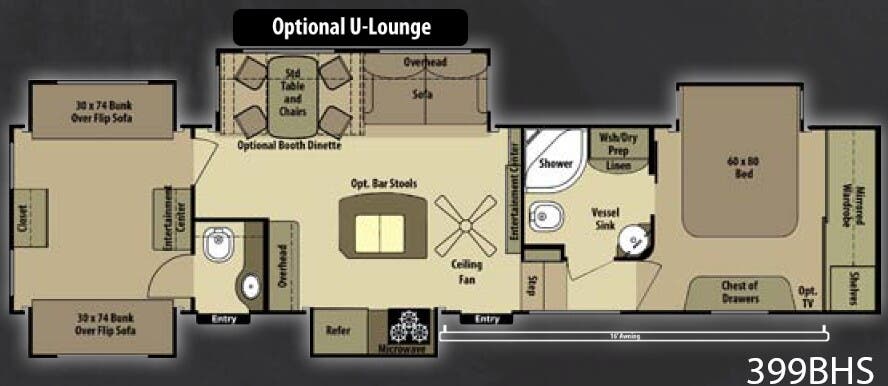 View 2013 Highland Ridge Open Range 399BHS complete specs and manufacturer brochures