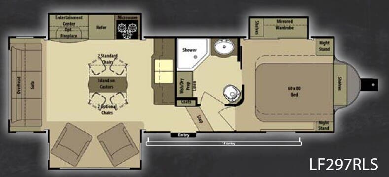 View 2013 Highland Ridge Open Range Light LF297RLS complete specs and manufacturer brochures