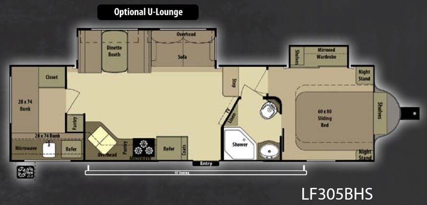 View 2013 Highland Ridge Open Range Light LF305BHS complete specs and manufacturer brochures