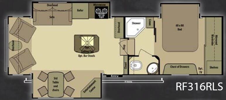 View 2013 Highland Ridge Open Range Roamer RF316RLS complete specs and manufacturer brochures