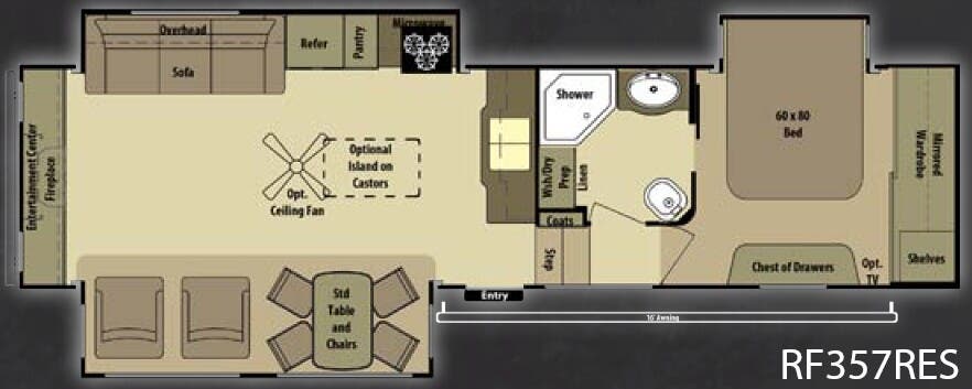 View 2013 Highland Ridge Open Range Roamer RF357RES complete specs and manufacturer brochures