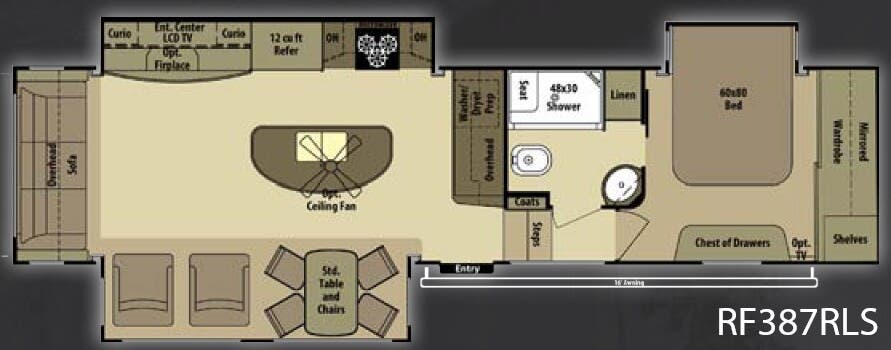 View 2013 Highland Ridge Open Range Roamer RF387RLS complete specs and manufacturer brochures