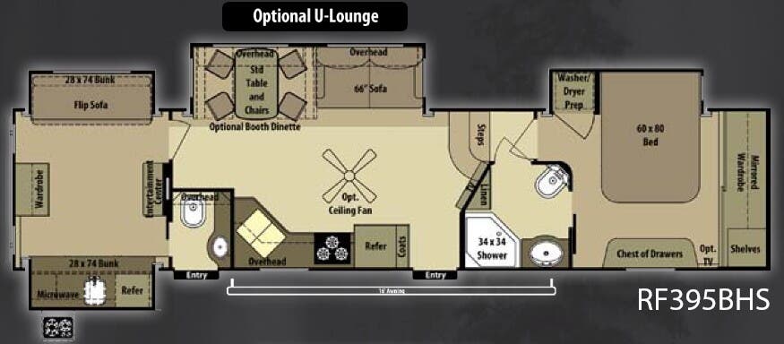 View 2013 Highland Ridge Open Range Roamer RF395BHS complete specs and manufacturer brochures