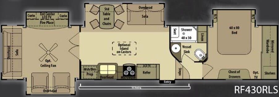 View 2013 Highland Ridge Open Range Roamer RF430RLS complete specs and manufacturer brochures