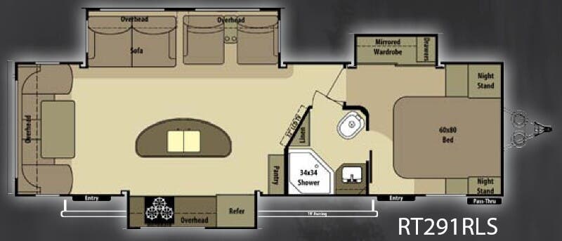 View 2013 Highland Ridge Open Range Roamer RT291RLS complete specs and manufacturer brochures