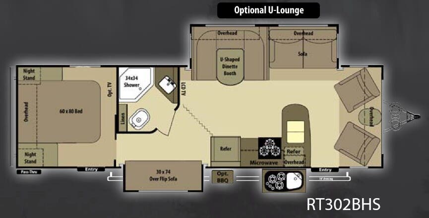 View 2013 Highland Ridge Open Range Roamer RT302BHS complete specs and manufacturer brochures