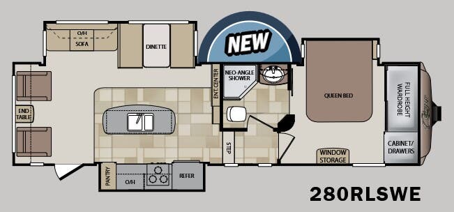 View 2013 Keystone Cougar 280RLSWE complete specs and manufacturer brochures