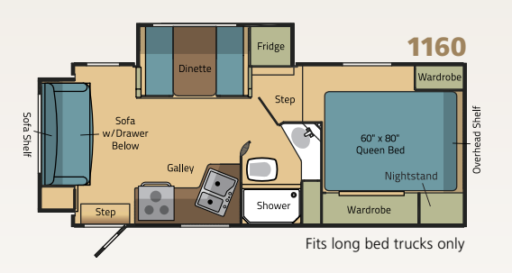 View 2014 Adventurer Eagle Cap 1160 complete specs and manufacturer brochures