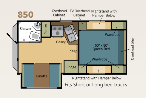 View 2014 Adventurer Eagle Cap 850 complete specs and manufacturer brochures