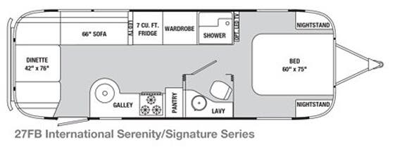 View 2014 Airstream International 27FB complete specs and manufacturer brochures