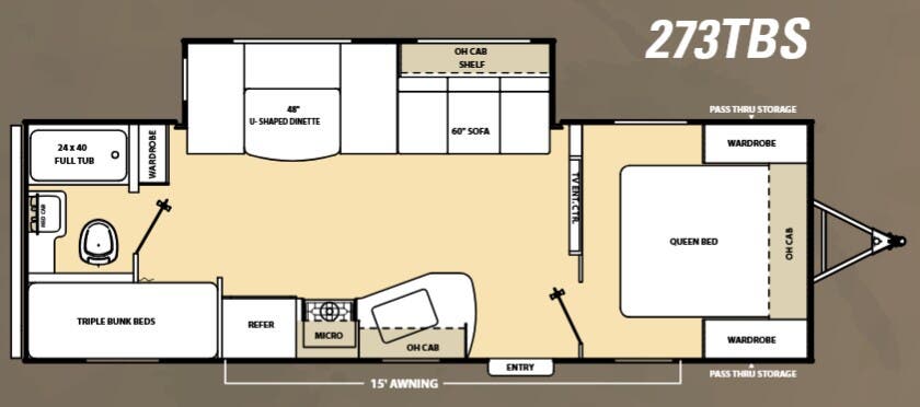 View 2014 Coachmen Catalina 273TBS complete specs and manufacturer brochures