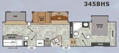 View 2014 Coachmen Chaparral 345BHS complete specs and manufacturer brochures