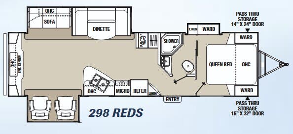 View 2014 Coachmen Freedom Express Liberty Edition 298 REDS complete specs and manufacturer brochures