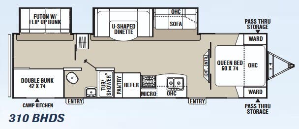 View 2014 Coachmen Freedom Express Liberty Edition 310 BHDS complete specs and manufacturer brochures