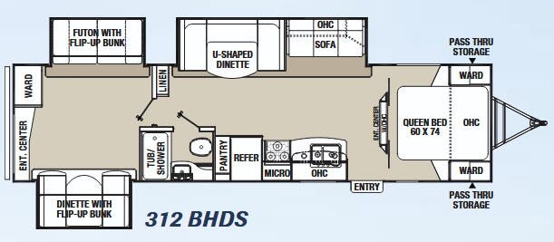 View 2014 Coachmen Freedom Express Liberty Edition 312 BHDS complete specs and manufacturer brochures