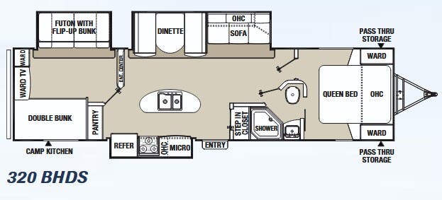 View 2014 Coachmen Freedom Express Liberty Edition 320 BHDS complete specs and manufacturer brochures