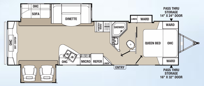View 2014 Coachmen Freedom Express Maple Leaf Edition 298 REDS complete specs and manufacturer brochures