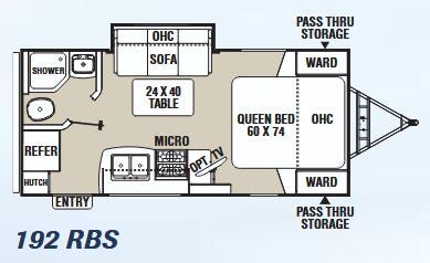View 2014 Coachmen Freedom Express Ultra Lite 192 RBS complete specs and manufacturer brochures