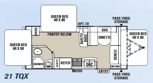 View 2014 Coachmen Freedom Express Ultra Lite 21 TQX complete specs and manufacturer brochures