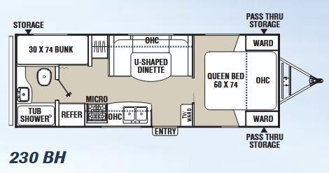 View 2014 Coachmen Freedom Express Ultra Lite 230 BH complete specs and manufacturer brochures