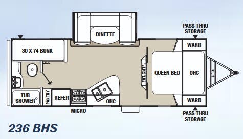 View 2014 Coachmen Freedom Express Ultra Lite 236 BHS complete specs and manufacturer brochures